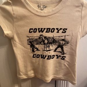 brandy melville cowboy top